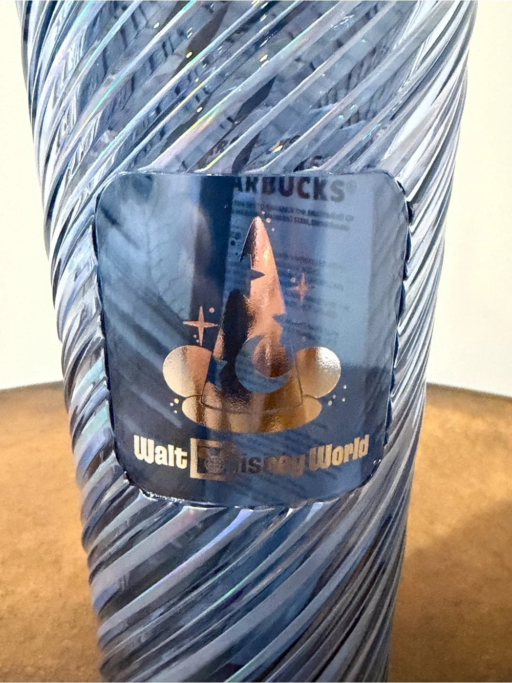 New Disney World Fantasia Sorcerer Mickey 85th Anniv. Starbucks Tumbler & Straw